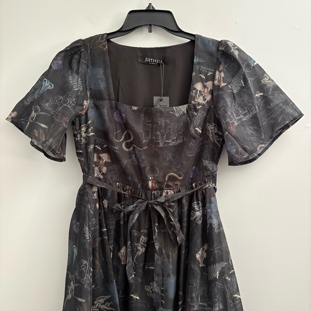 Maudeline Victoriana Organza Midaxi Dress Sz 6 – Romantic, Ethereal Layers - Picture 3 of 7